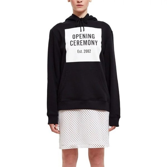 NWT Opening Ceremony box logo Hoodie - Picture 6 of 11